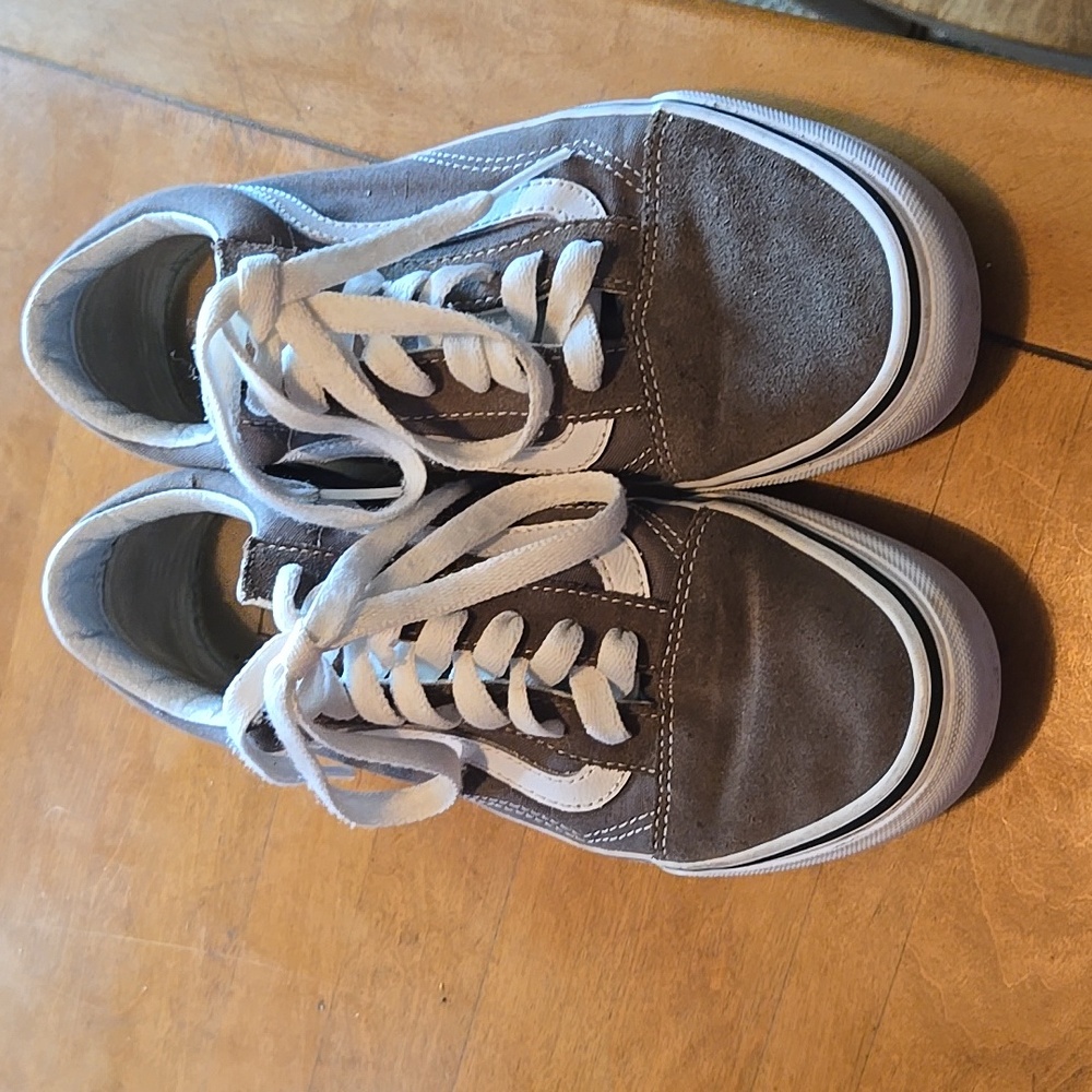 Vans Off The Wall Skateboard Shoes Size 7 Old Skool Canvas & Suede Unisex